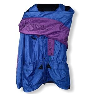 Vintage Jansport 90s Blue & Purple Nylon Jacket Y2K